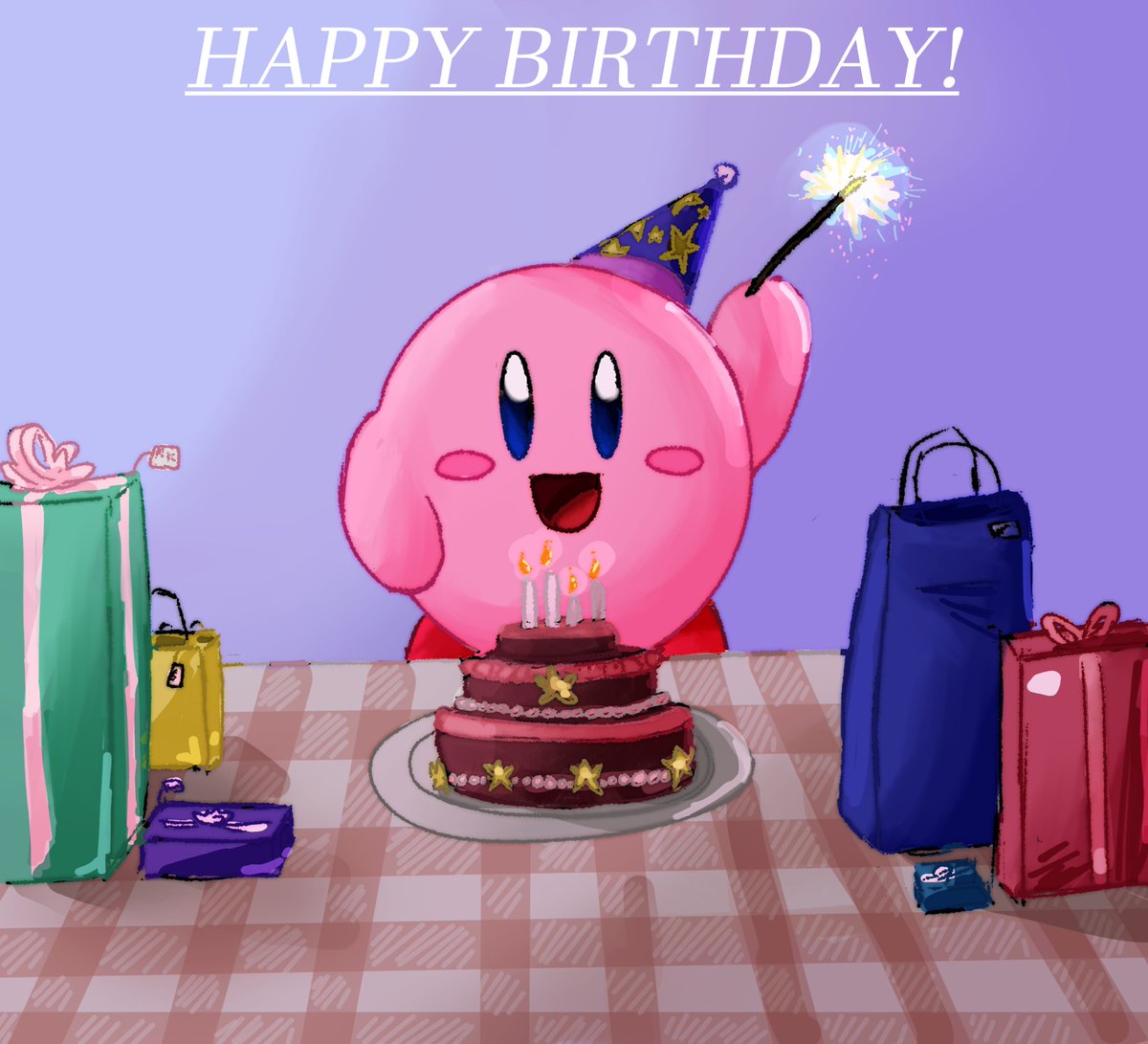Liv_commissions's tweet photo. KIRBYS BIRTHDAY TODAY!! So I drew a little something 🫶🫶🫶 #kirby #kirbybday https://t.co/ucn8YnXlIt