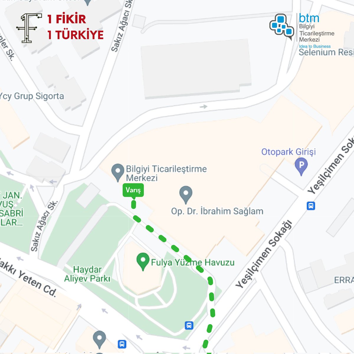 🥳Heyecan verici bir haberimiz var! 28-29 Nisan tarihleri arasında Bilgiyi Ticarileştirme Merkezi ve TÜMMİAD işbirliğiyle düzenlenen 1 Fikir 1 Türkiye etkinliğinde yer alacağız. Sizleri de Bilgiyi Ticarileştirme Merkezi'nde bulunan standımıza bekleriz.💚