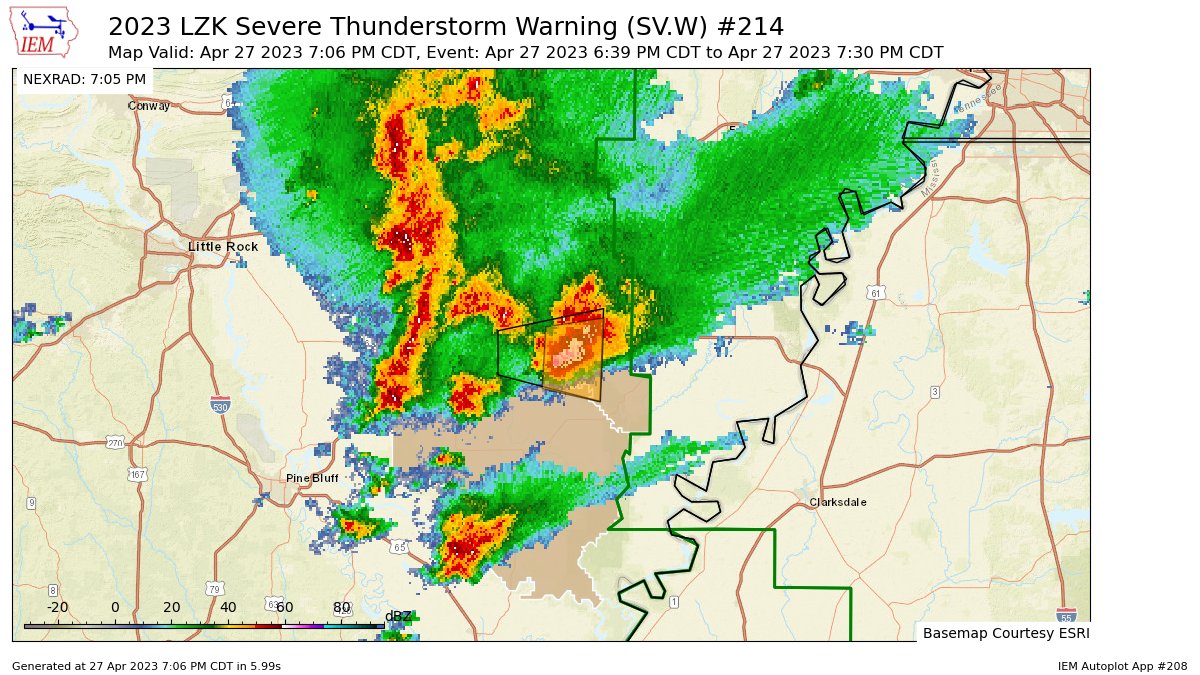 + Noaa weather alerts.. on Twitter "LZK updates Severe Thunderstorm
