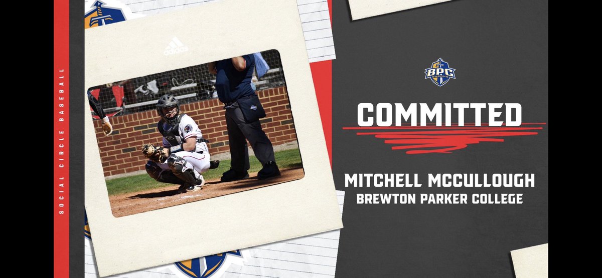 Mitchell Mccullough (@mitchell_mc2023) on Twitter photo I am truly blessed to be given an opportunity to further my baseball career at Brewton Parker college. I am very excited to play here for the next few years of my life. @bpc_baseball <a href="/SocialCircleBSB/">Social Circle Baseball</a> I am truly blessed to be given an opportunity to further my baseball career at Brewton Parker college. I am very excited to play here for the next few years of my life. @bpc_baseball <a href="/SocialCircleBSB/">Social Circle Baseball</a>
