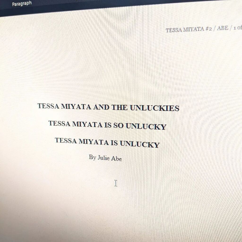 Help me choose the title of my next book!!

Tessa Miyata is No Hero (Book One) already has its title decided, but I need your help with Book Two, which is going to be "Tessa Miyata and the Author Who Can't Decide" at this rate.

So, fellow readers, I'd l… instagr.am/p/CrjuAyzrbXO/