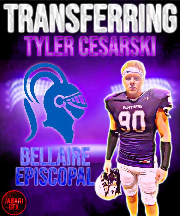 I am happy to officially announce I will be transferring to Bellaire, Episcopal High School! @CoachLeisz @CoachMoynahan @Coach_Bove @EHSSports @PlexAthlete @KarsonGordon24 @NextLevelD1 @SportsPrepUSA @VypeHouston