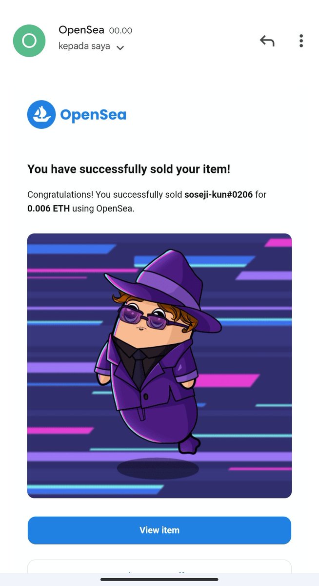 GM
Soseji-kun special glitch
SOLD
Big thanks to
<a href="/Artmancer404/">Stoner Gabe 🌴</a> 
Glad to be part of the glitch family💜💜💜
To the moon glitch Gang 🚀🚀🚀

#NFTs #NFTCommuntiy #sosejikun #NFTJapan