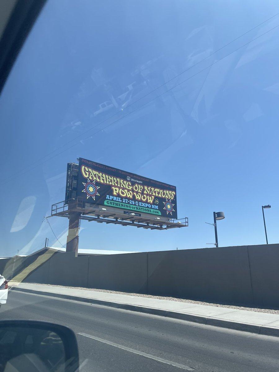 bisonstar's tweet photo. Gathering of Nations setup day in Albuquerque. Find us at booth 86 in the creative arts building for your favorite New Mexican lotion and soap! https://t.co/qLdD1CIOL2