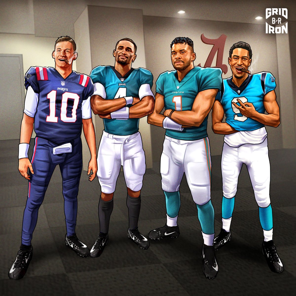 Bama QB room dominating the NFL 😱