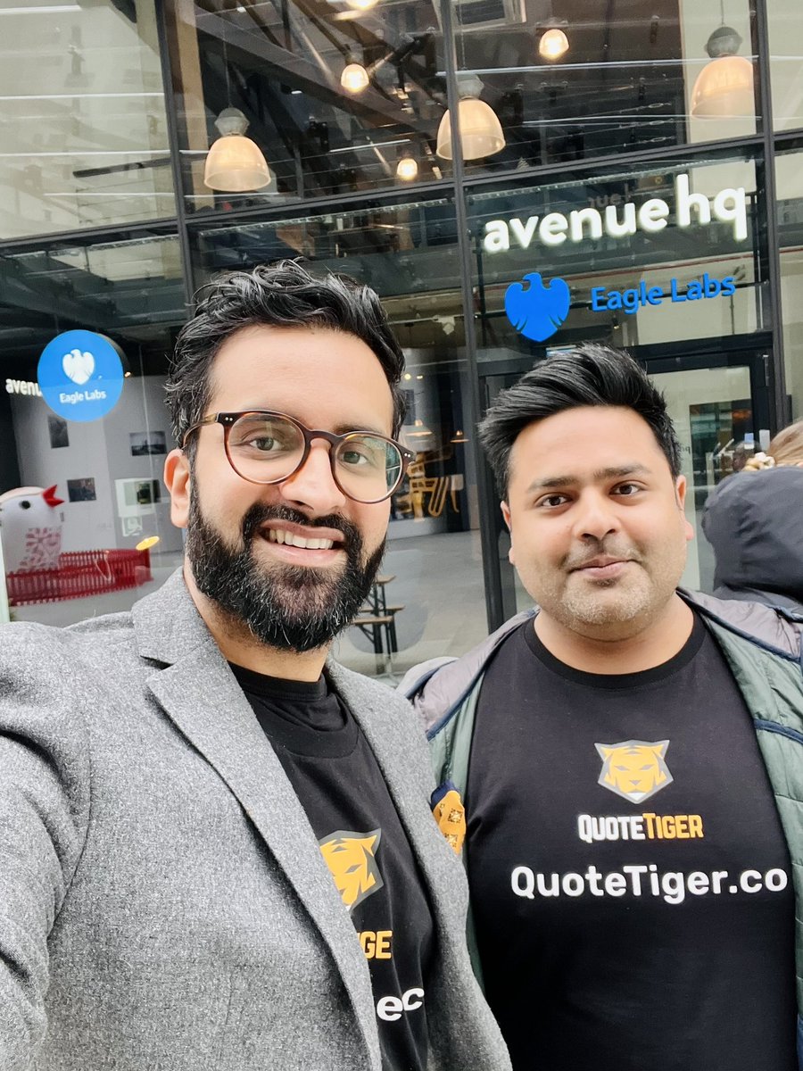 janak_ach's tweet photo. Had a fantastic time at @barclays Eagle Labs in Liverpool with my co-founder @vee_shah 

Was great connecting with fellow innovators and having some meaningful conversations with veteran VC investors. https://t.co/OAt37FrnQ4