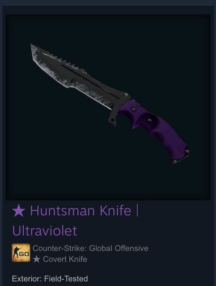 999Elitee's tweet image. 🔥 CSGO GIVEAWAY 🔥

🎁 Huntsman Knife | Ultraviolet ($182) 🎁

✅ Follow, Like and RT
✅ Tag 2 Friends
✅ Watch this ENTIRE video (comment “Done” in the comments!) youtu.be/4rZy7RfymzU

Giveaway Ends in 7 Days!

#CSGO #CSGOGiveaway