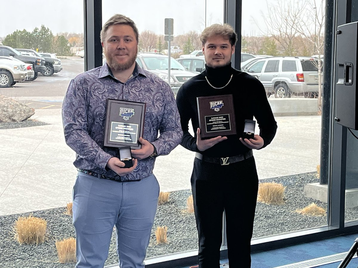 DOSLCCC's tweet photo. Congrats to Isaiah and Sam 2022 War Zone National Champions! Great eSports inaugural season at Laramie County Community College. #eSports https://t.co/SIUfG2UGfa