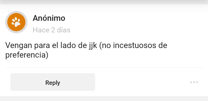 ojo cn el incesto que sus hijos pueden salir deformes. 
- 🪼