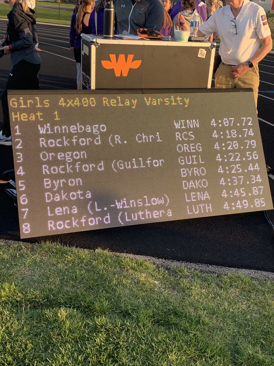 What a finish for the senior girls on their night!