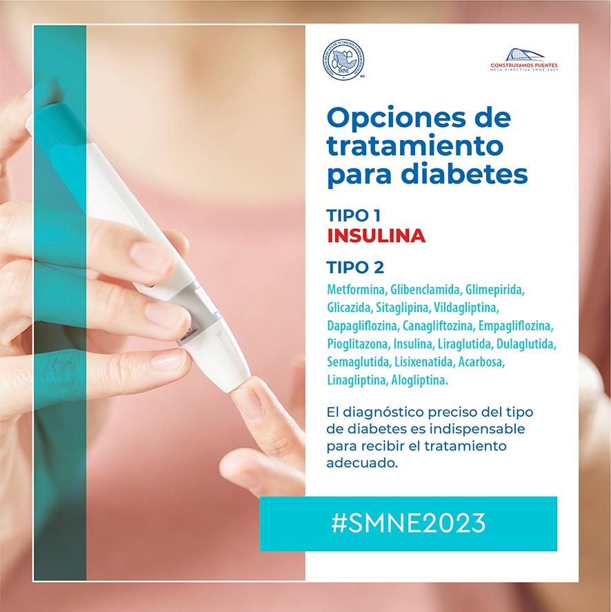 La diabetes tipo 1, tiene un elemento distintivo fundamental: el tratamiento.
Mensaje del grupo de trabajo en DT1 #GTDT1, de la <a href="/SMNE_Oficial/">Sociedad Mexicana de Nutrición y Endocrinología</a> .
#SMNE2023 
#ContruyamosPuentes 
#Diabetes
#DT1