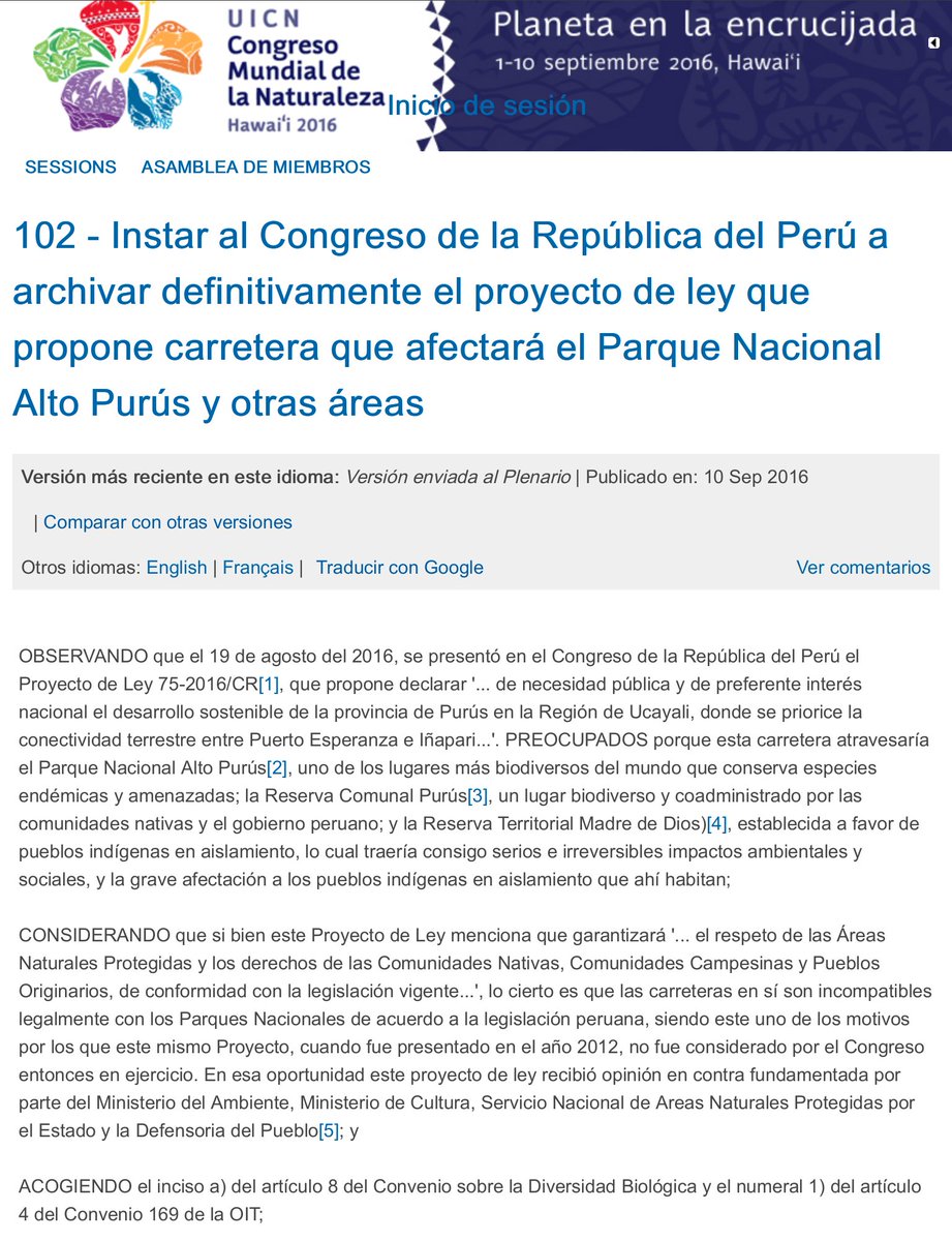 Parque_Purus's tweet photo. Proyecto Ley #Purús pone en peligro el área protegida más extensa del #Perú @congresoperu https://t.co/X2looR8FRo https://t.co/TdG82s8aLp