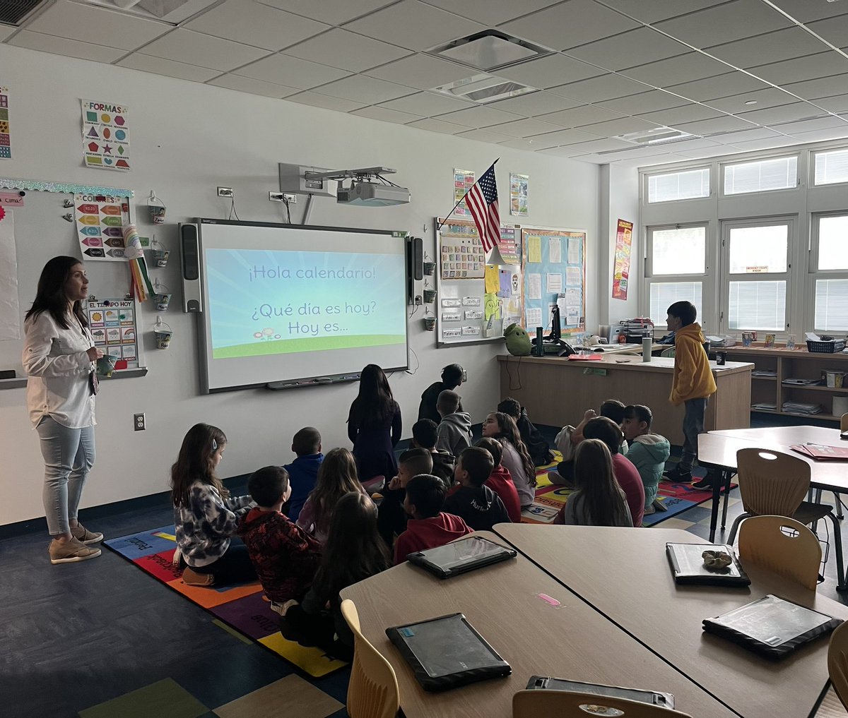 mlopezwalters's tweet photo. Great intervisitation today between Eastport South Manor and East Moriches on FLES &amp; tech integration! Exciting to see local education community innovating and collaborating. #esmsharks #FLES https://t.co/cr6XYoSYx0