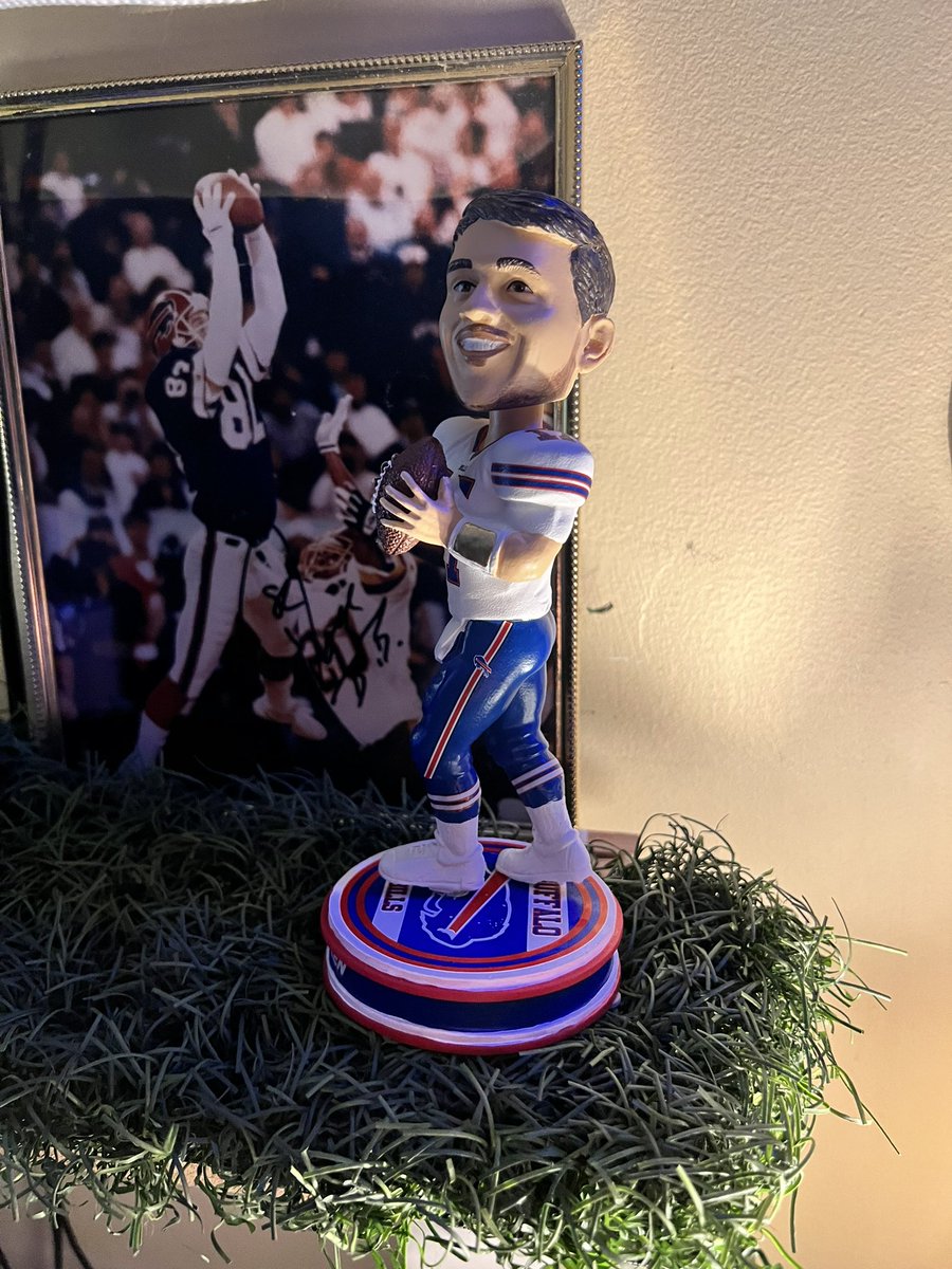 Josh Allen bobblehead don’t fail me now. Go Bills