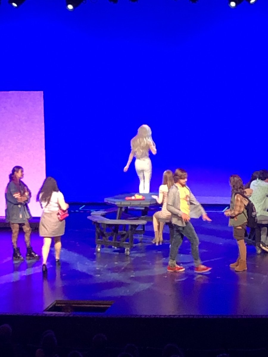 NNHSposey's tweet photo. NNHS presents Mean Girls the musical the week!! #driventoperform https://t.co/cVLUThGPhp