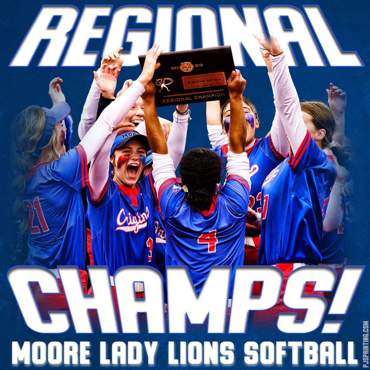 pjs_printing's tweet photo. Congratulations to the Lady Lions on winning their Regional and moving on to the State Tournament! #softball #softballteam #softballteams #champions #softballchamps #regionalchamps #moore #moorehighschool #oklahoma #softballlife
More photos at the link...https://t.co/DZ9aFGvPND https://t.co/M5VGHzZVOD