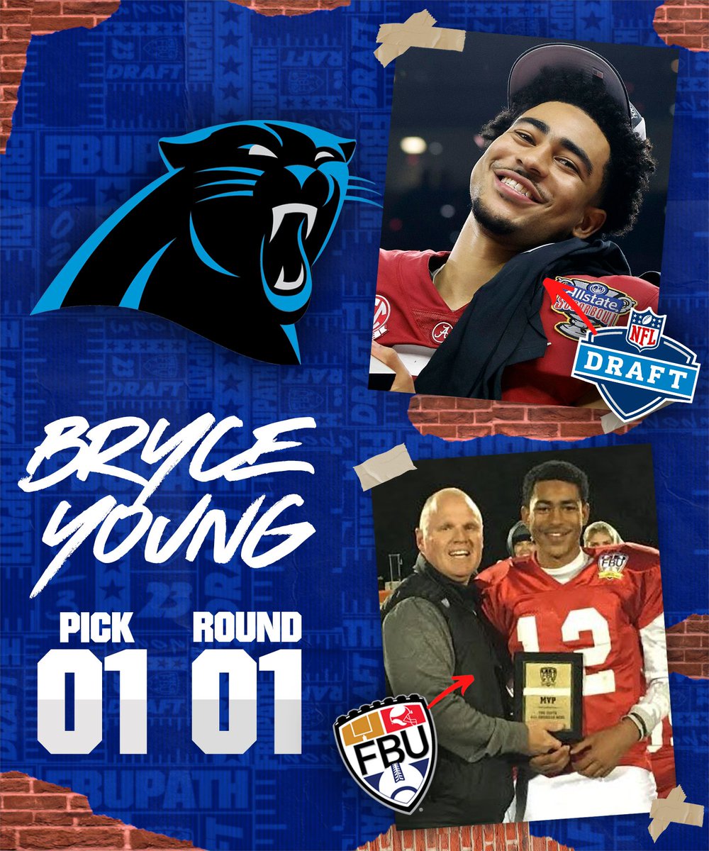 NUMBER 1 🥇

Congratulations to #FBUAllAmerican MVP Bryce Young on being selected Number 1 over all in the 2023 NFL Draft 👏

Congratulations to this #FBUPathAlum 🔥

#FBU #GetBetterHere