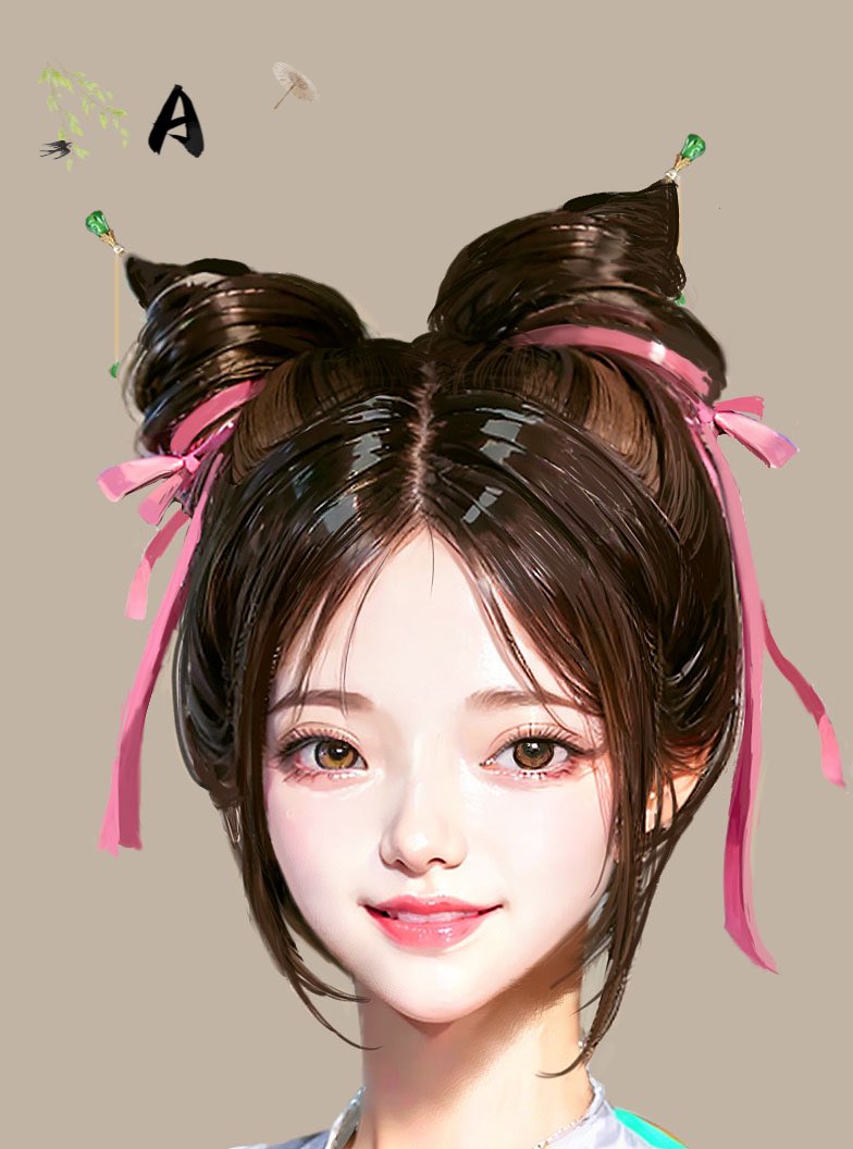 DynamicJiangxi's tweet image. #Jiangxi is known as the "White Crane Paradise." And our #virtualambassador, Xiaolu, is a girl transformed from a white crane. Today we will decide on her hairstyle. Please comment with your choice, and we will make a decision based on the voting result! #jiangximetaverse