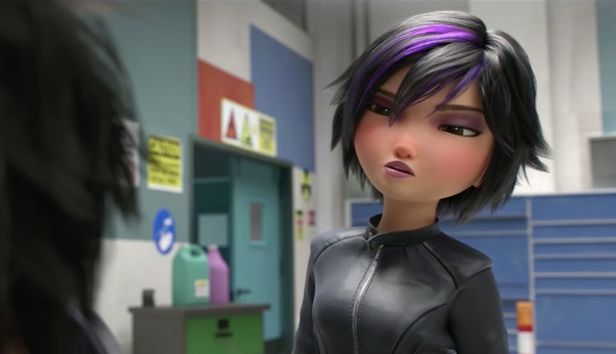 NyangJinArt's tweet photo. Rebellious female Asian character with (usually) purple/red streaks of highlight in their hair. Like, it's so overdone, stop lol. https://t.co/6On70ZlKom