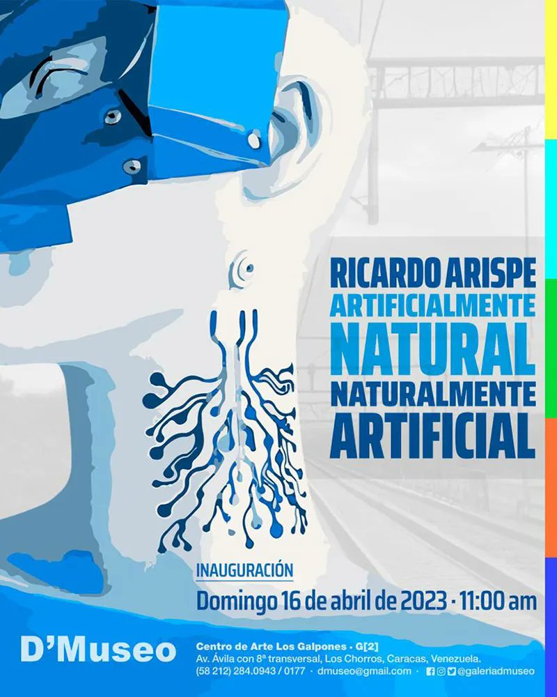 🤖 En "Artificialmente natural, naturalmente artificial", <a href="/rarispe/">Ricardo Arispe</a> nos invita a explorar su imaginario personal y reflexionar sobre el uso responsable de la tecnología. ¡Acompáñanos en <a href="/GaleriaDMuseo/">D'Museo</a>! #ArteYReflexión
👉 buff.ly/3V1Atrz