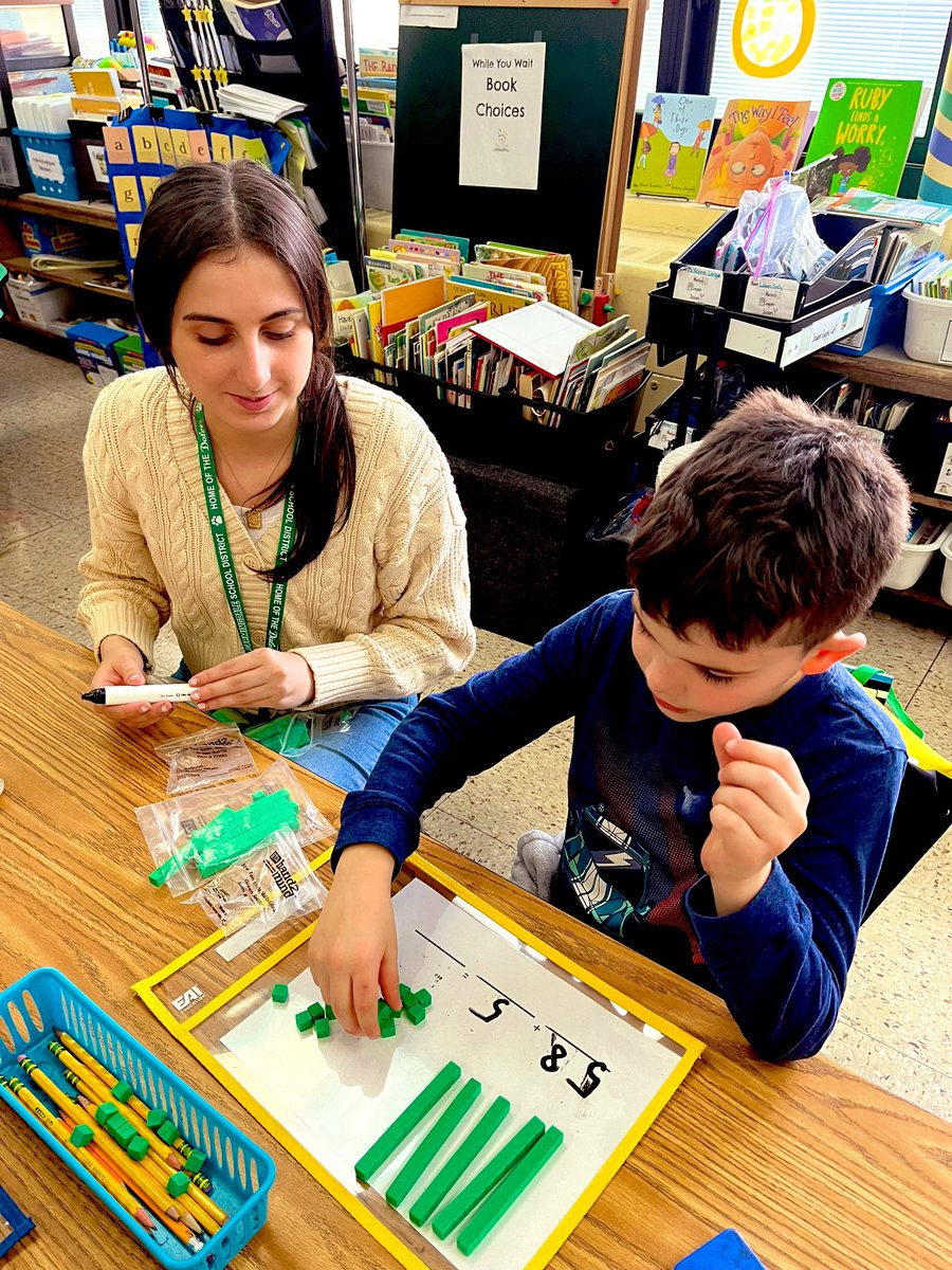 WWPcoteach4's tweet photo. This week we started one digit by two digit / two digit by two digit addition w/ regrouping. This can be a bit challenging, but we are powering through! We got this! Yesterday, we practiced w/ base ten blocks &amp; today we used the pictorial approach. Ask us all about this. https://t.co/pFTfHOyWyW