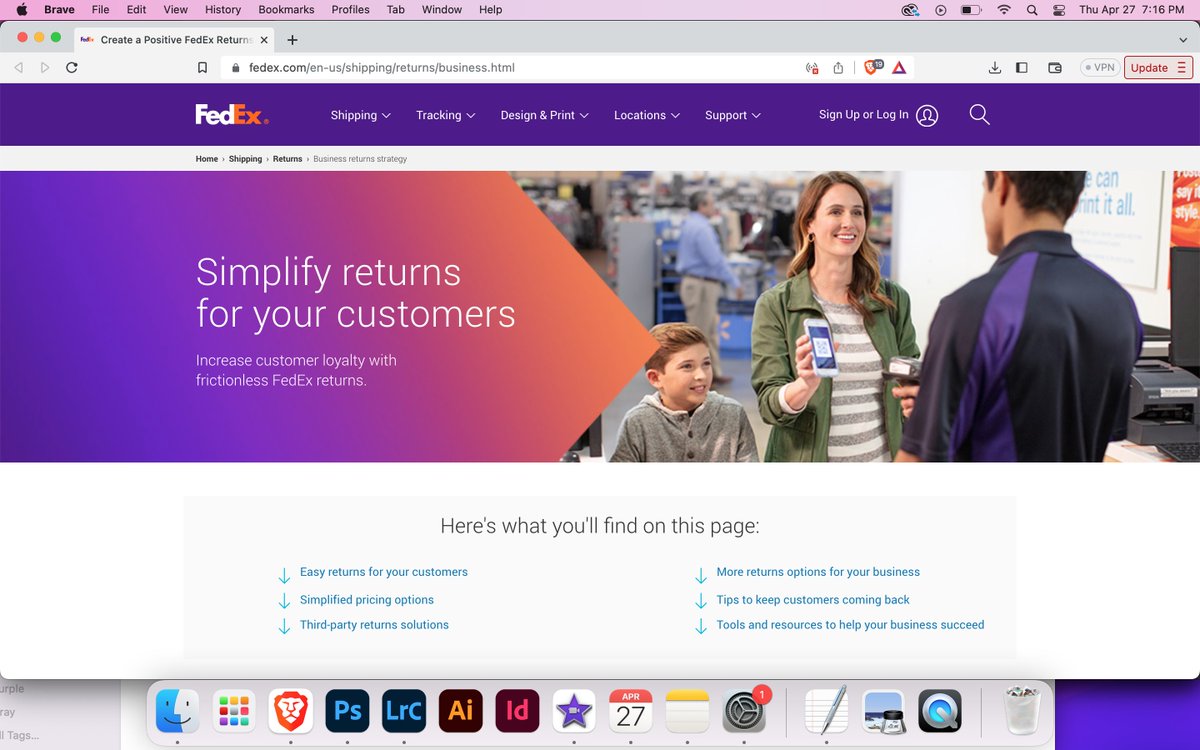 MerBrumwell's tweet photo. Spotted again on the FedEx website 💜🧡 https://t.co/FDb2AFV7ob