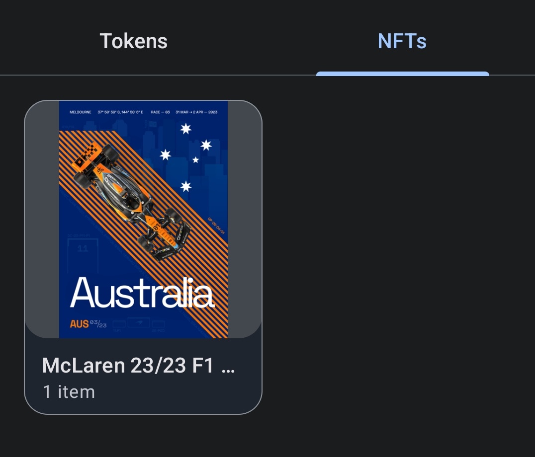 qadoos11's tweet photo. Mclaren nft 
What do I do with this ? https://t.co/hpT3cf2Iyc