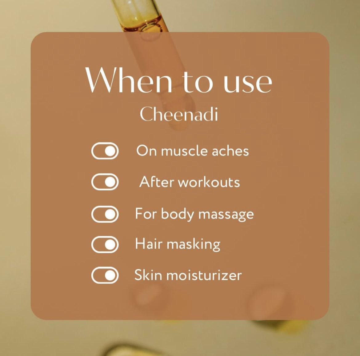 Cheenadi Oil tweet media