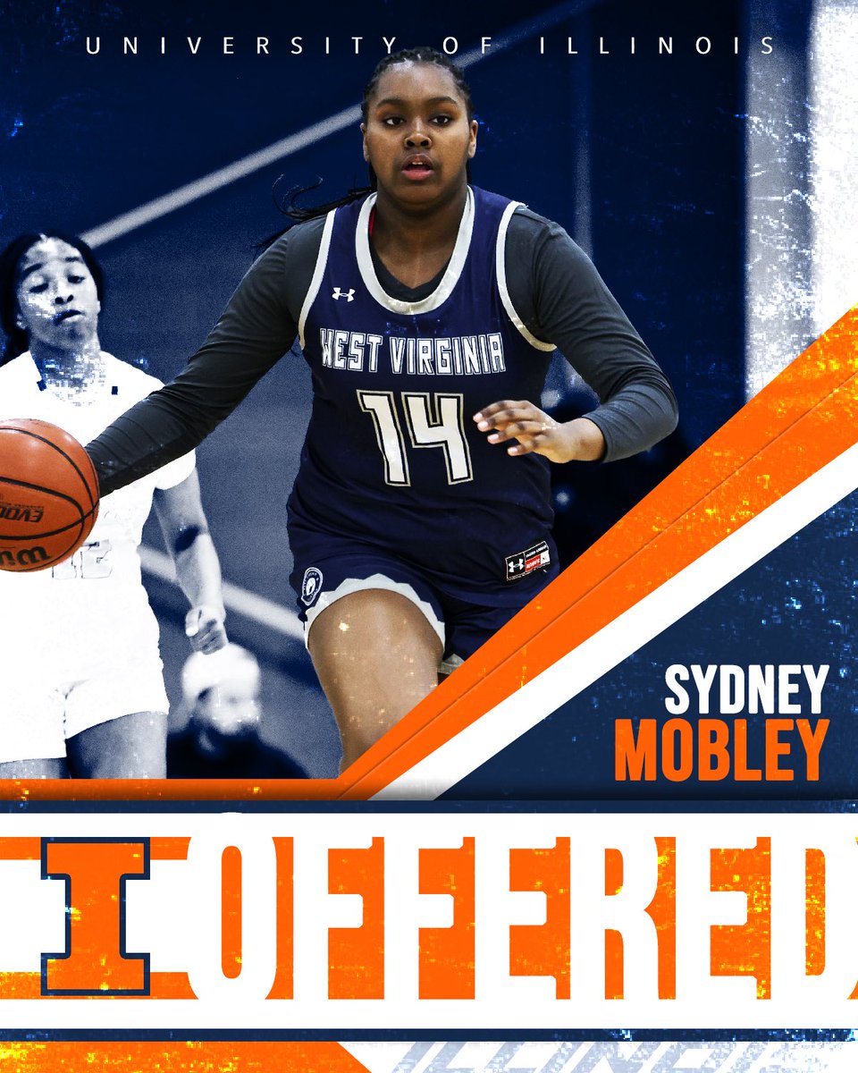 WVThunderUAA's tweet photo. Sydney Mobley ‘27 (@SydBuckets_12) has picked up an offer from Illinois!

#WVThunderFam | ⚡️⚡️ https://t.co/RnYLLRECsH
