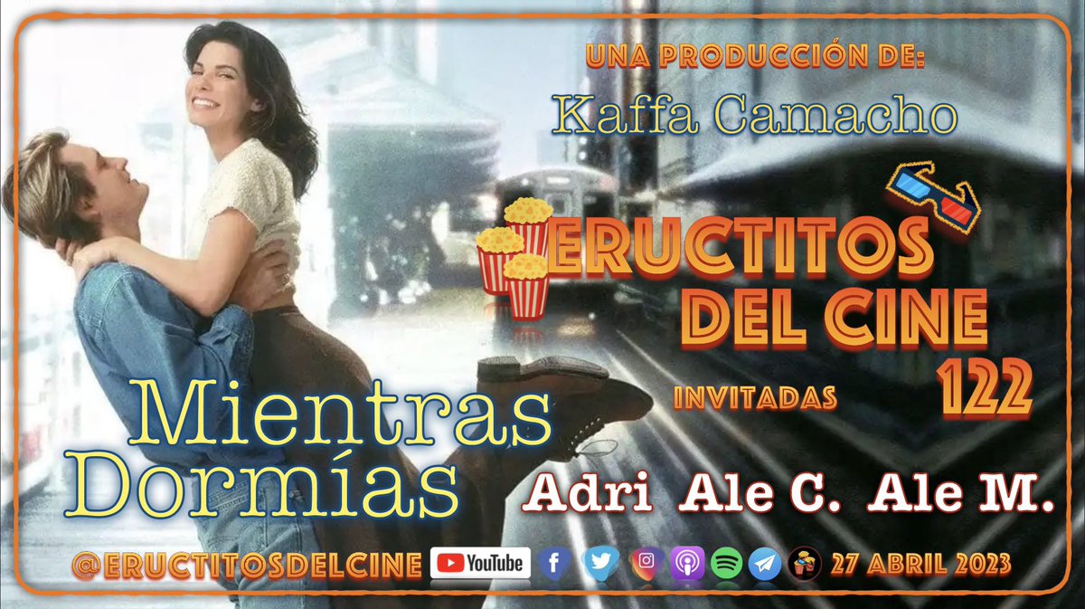 EructitosDeCine's tweet photo. ¡Eructitos! 
Hoy jueves de nuevo episodio #EructitosDelCine🍿 122 Mientras Dormías

Vayan a #YouTube Suscríbanse

👉🏼https://t.co/uAQY4ZWiLm

#cine #recomendaciones #MientrasDormías #WhileYouWereSleeping #SandraBullock #BillPullman @blinkylinky @cachebola @popsinsky https://t.co/Oo9SqXL8Vg