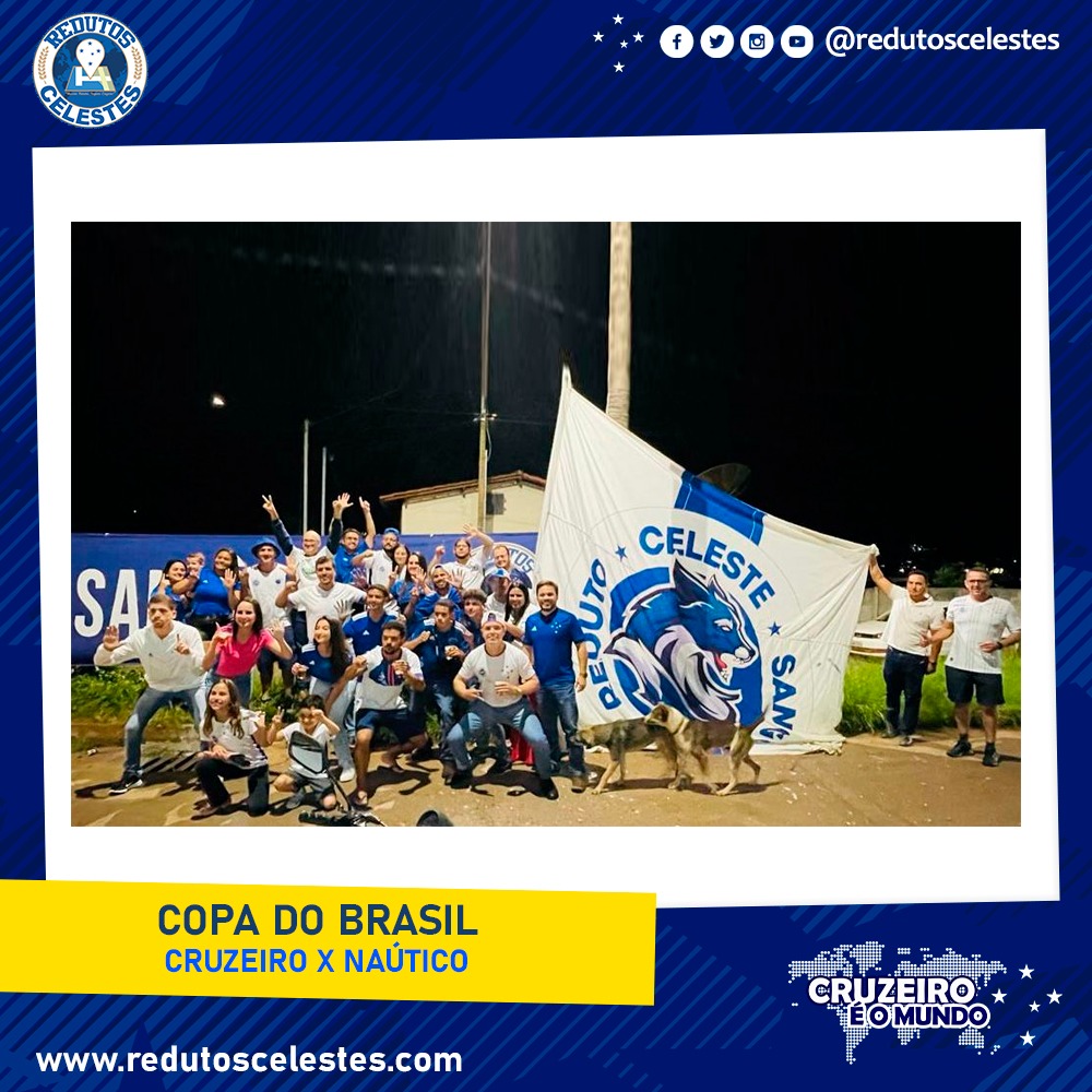 RedutosCelestes's tweet photo. O reduto @sango_zeiro reuniu no jogo do @Cruzeiro contra o Náutico-PE válido pela terceira fase ( jogo de volta ) da Copa do Brasil.

Redutos por amor, aonde for! #FechadoComoCruzeiro

#RedutosCelestes #Cruzeiro
#CopaDoBrasil2023 https://t.co/BDwVguVsTS