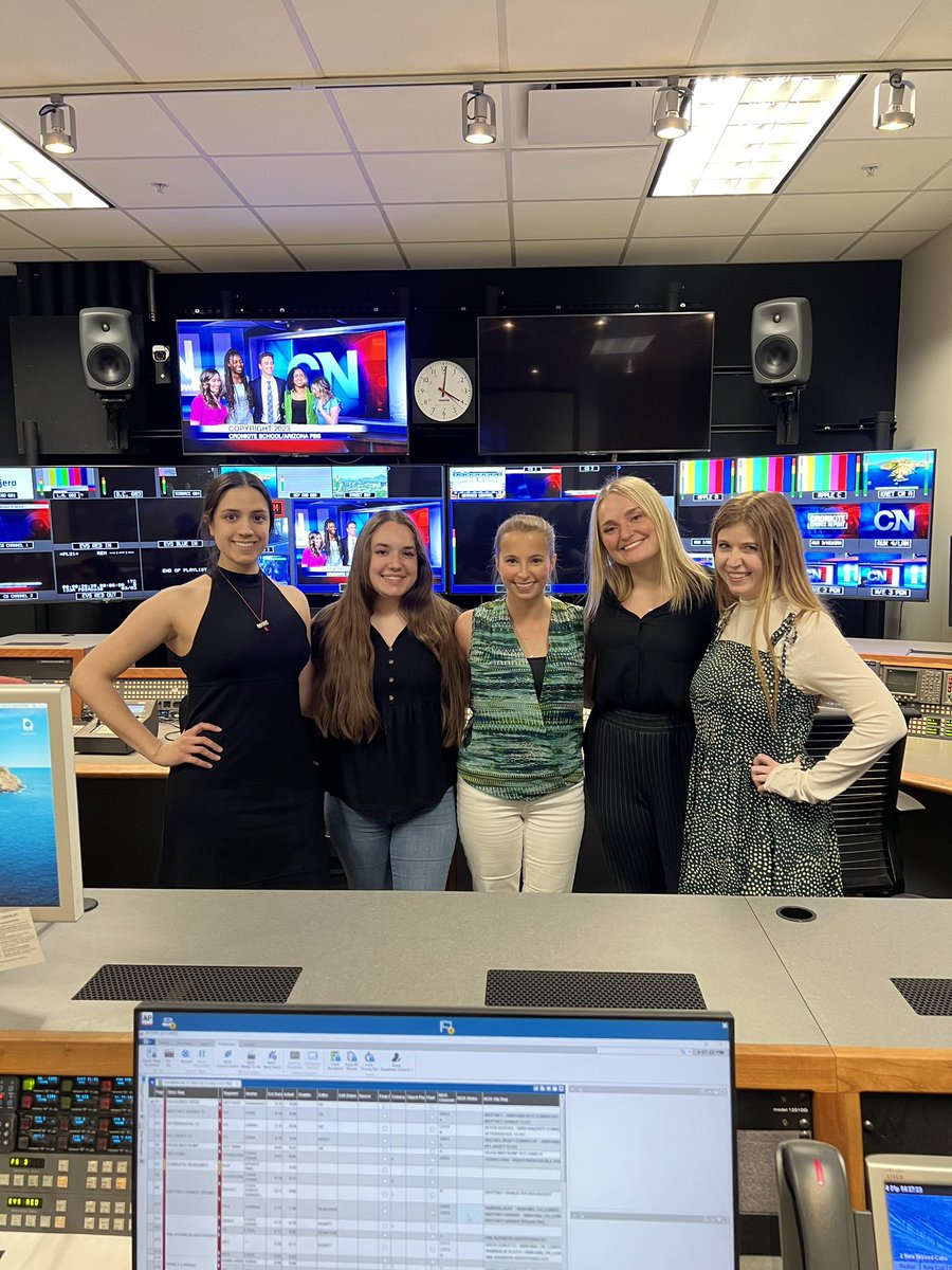 Can’t believe it’s my last day with <a href="/cronkitenews/">Cronkite News</a> AND that I received a Wally Award for my role as a broadcast producer this semester! Extremely grateful for the opportunities I had with #Cronkite over the years