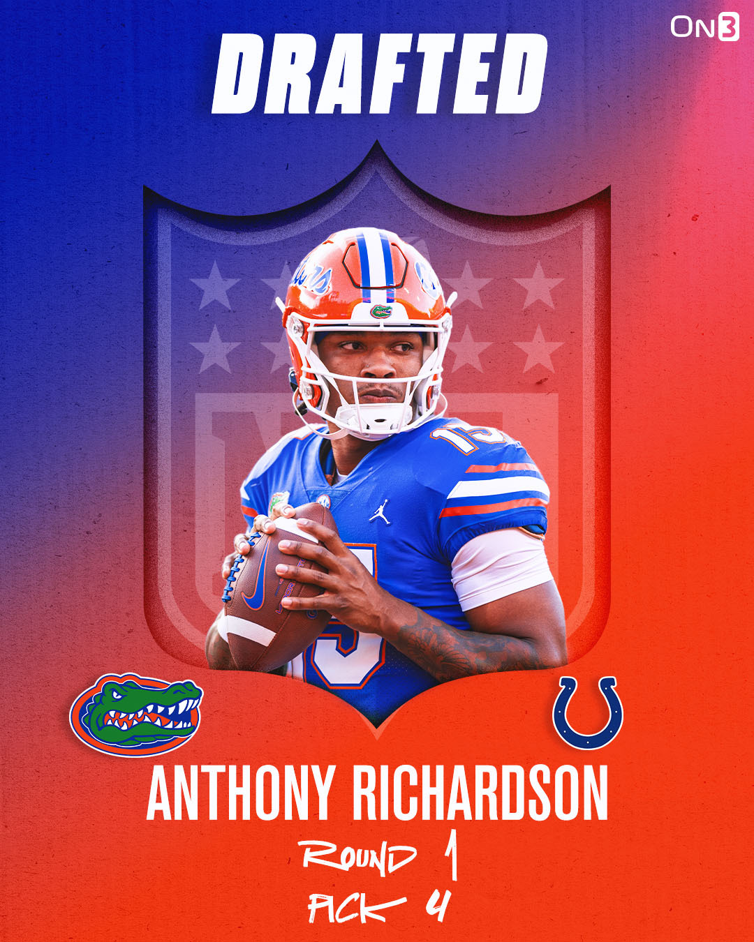 QB Anthony Richardson selected 4th overall in 2023 NFL draft