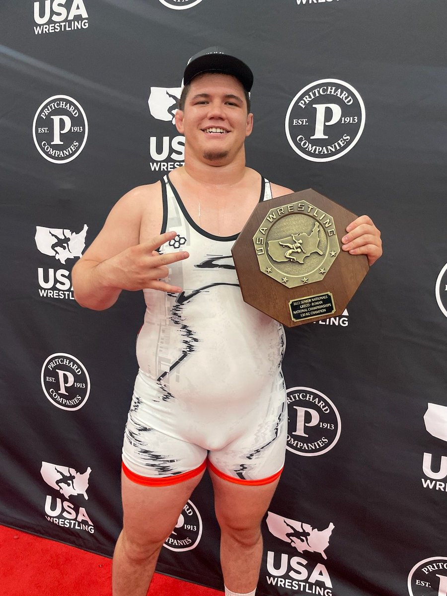 ASUWrestling's tweet photo. π¨US OPEN CHAMPIONπ¨
130 kg GR @TheCohlTrain dominates Adam Coon 11-0 in the championship match to win his second US Open title! ππ https://t.co/5eKdVrmn2O
