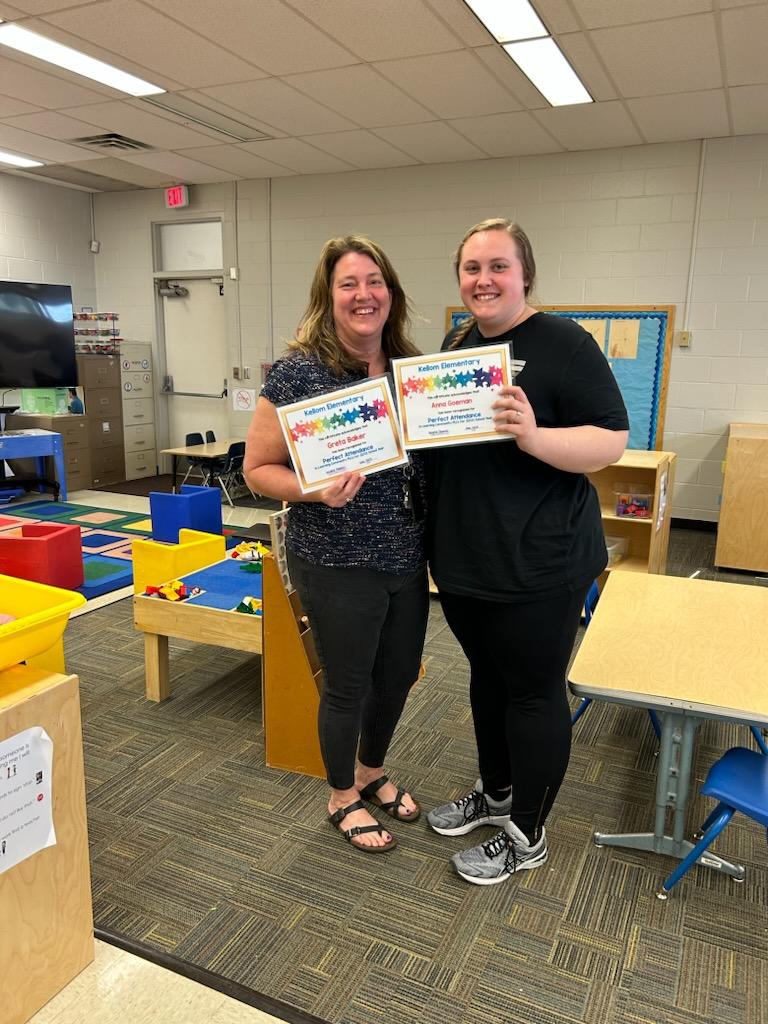 Congratulations to our Kellom All Stars for their perfect attendance at PLCs.