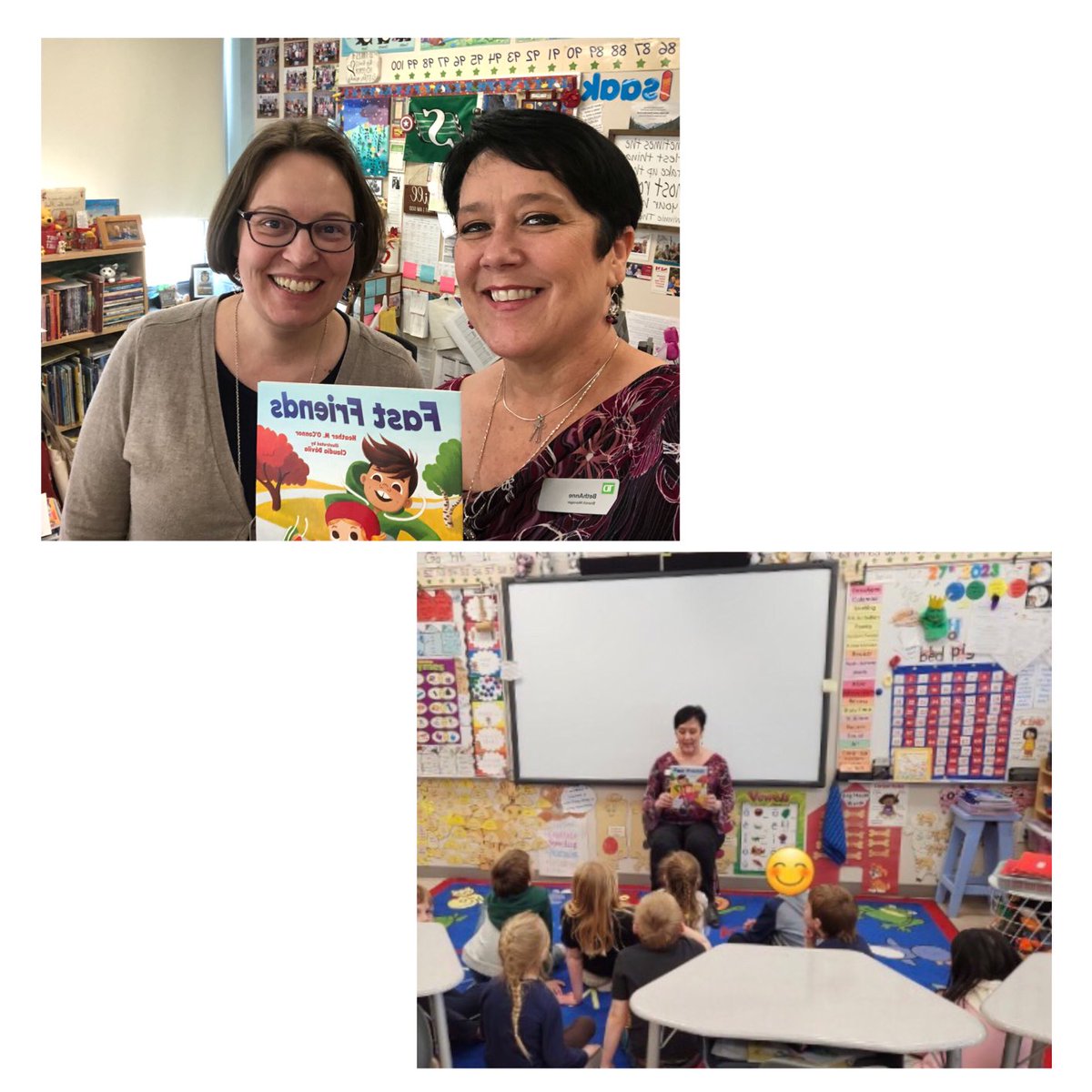 Today I had the privilege of reading the TD sponsored book called“Fast Friends” to the Grade One students at one of our local schools.  One of my favorite things to do ... Kids are the best!@AGrandinetti_TD <a href="/RussAnderson99/">RussAnderson</a>