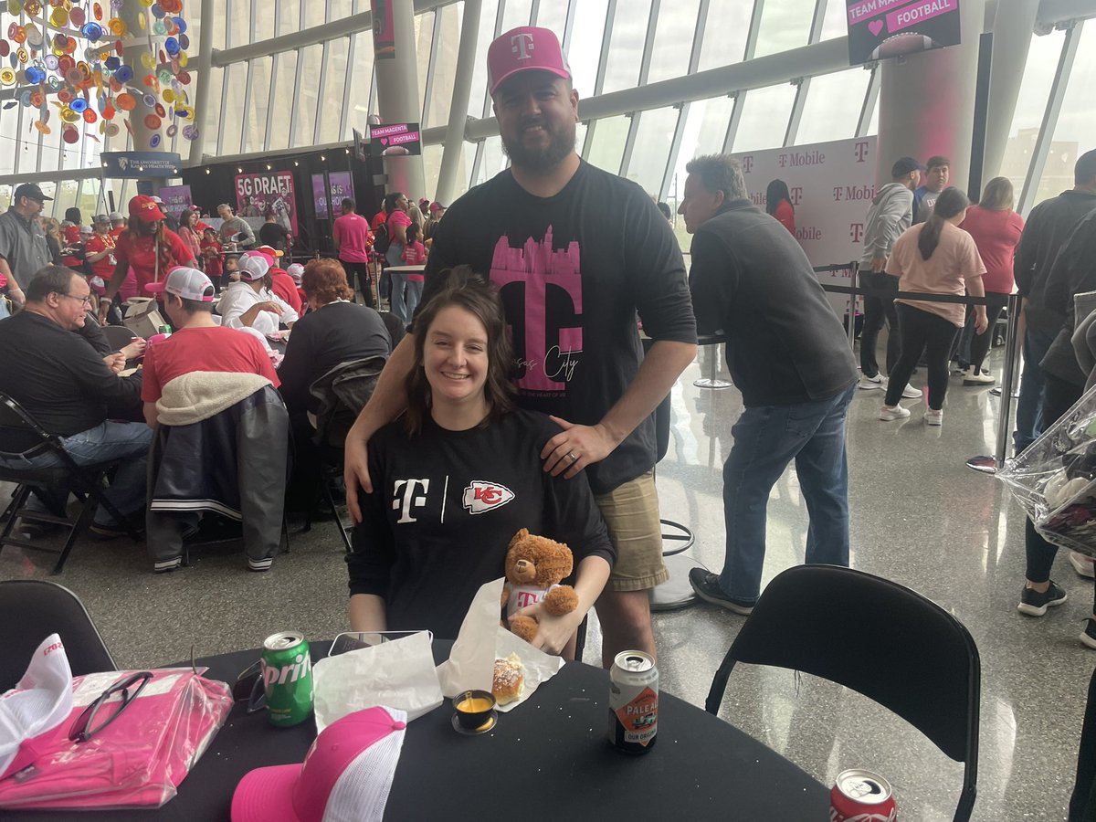 Thank you T-Mobile for the pre NFL Draft party for T-Mobile employees. In the T-Mobile Center