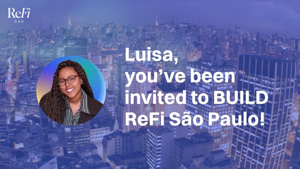 Hey <a href="/lcalixxto/">Luisa Calixto</a>! Great to have you!

Luisa is a contributor at <a href="/_cambiatus/">Cambiatus 🌱</a>, she has 7 years of experience in the field of social museology and social impact on culture and she helped organize ETH Rio!

/4