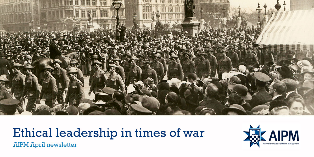 AIPMManly's tweet photo. ANZAC Day provides an opportunity to reflect and solemnly commemorate all those impacted by the effects of war. This month's newsletter reflects on the complexities of ethical leadership in times of war. Read more: https://t.co/nfmxt9GaAu
Subscribe: https://t.co/7qPsHKO2Pd https://t.co/PgS0sZEY3z