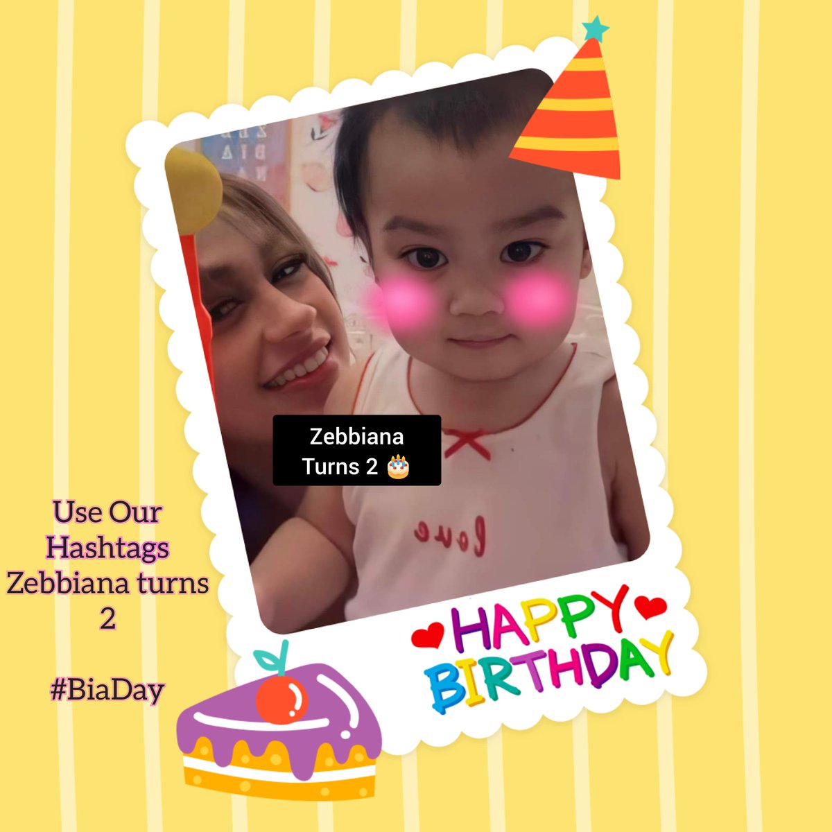 JoyeeOsano's tweet image. Zebbiana turns 2
@ZeinabHarake11

#BiaDay