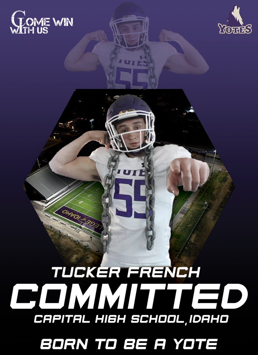 Blessed!💜🩶#AG2G #yotesteel <a href="/YotesFootball/">College of Idaho Football</a> <a href="/CoachJewell/">Chris Jewell</a>