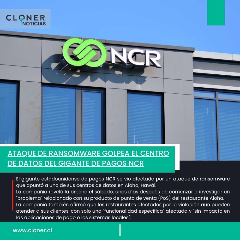Cloner_cl's tweet photo. ¿Conoces las noticias de esta semana?
Conoce las noticias que impactan en el mundo de la ciberseguridad 🌏💻.
Puedes informarte sobre cómo respaldar con Cloner en el siguiente link.
https://t.co/kdkXll8jVH
#backups #dataprotection #seguridaddigital #Respaldo #ciberseguridad