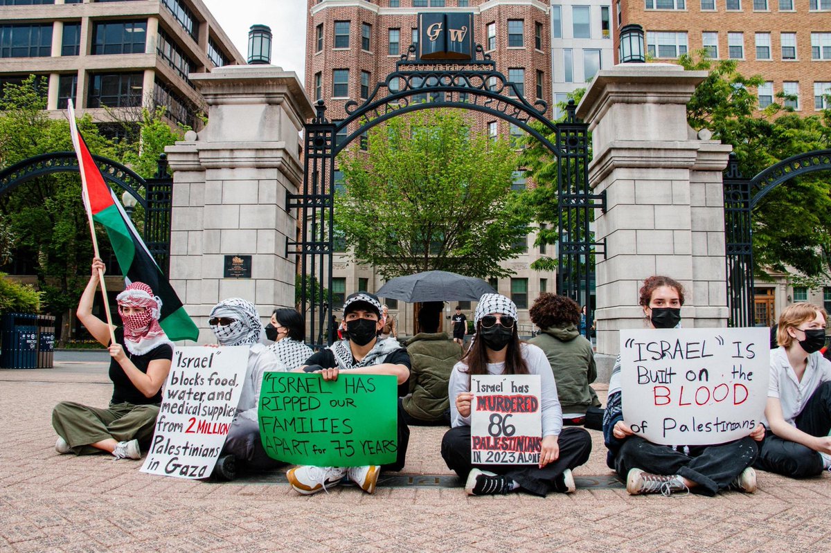 Students for Justice in Palestine at GWU tweet media