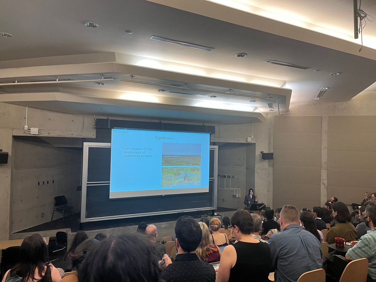 FrannieSilva's tweet photo. I had a blast giving a talk about my master's work for the 17th @TheEEBAtwood 🌿
 #Atwood2023 https://t.co/MaR7UomAl0