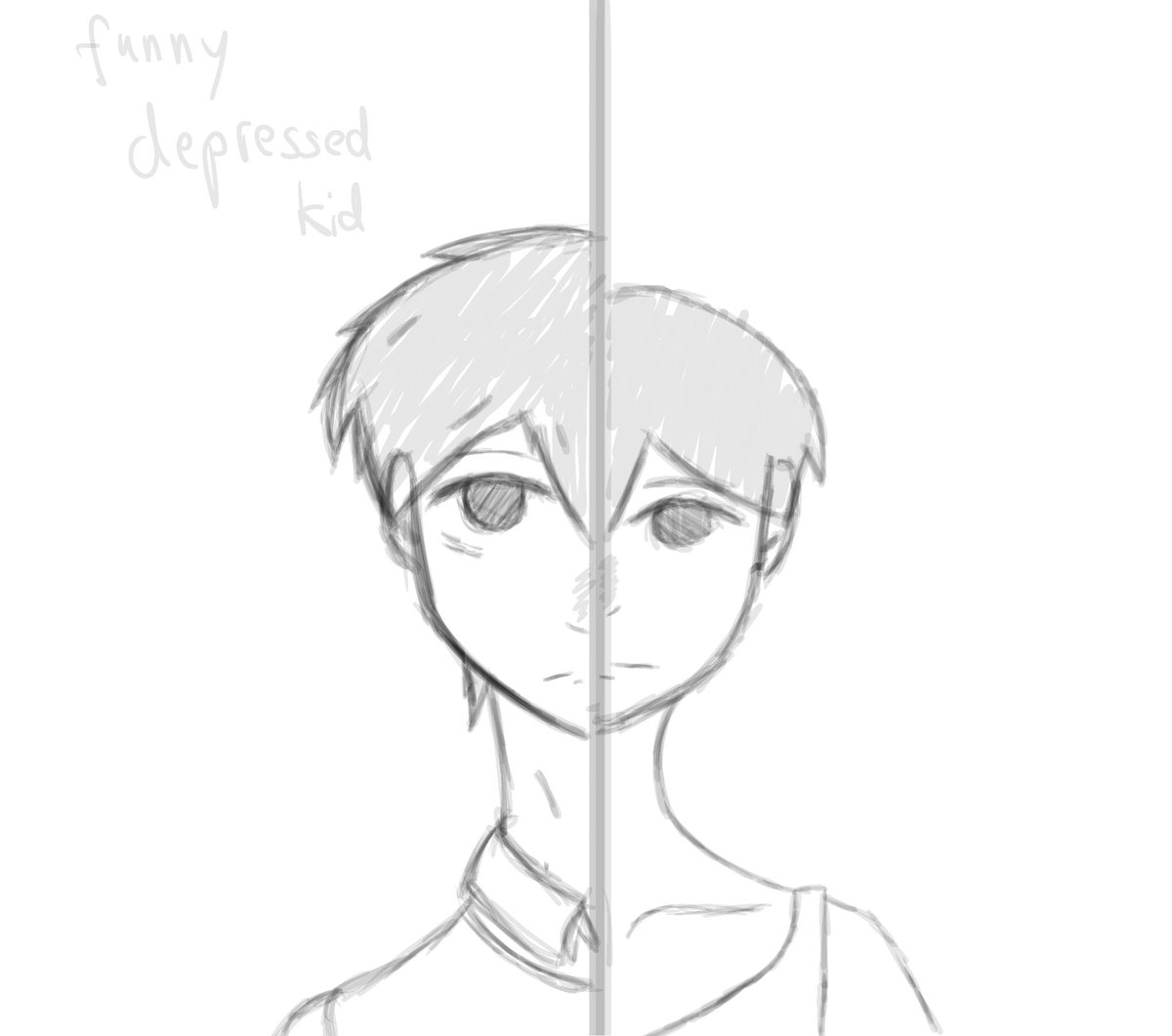 rustyspongey's tweet photo. working on a lil sketch of the funni omor while waiting for jedi survivor 
#sketch #fanart #omori #omroifanart #wip #artist #artistontwitter #sketching https://t.co/NNy5YIWMnL