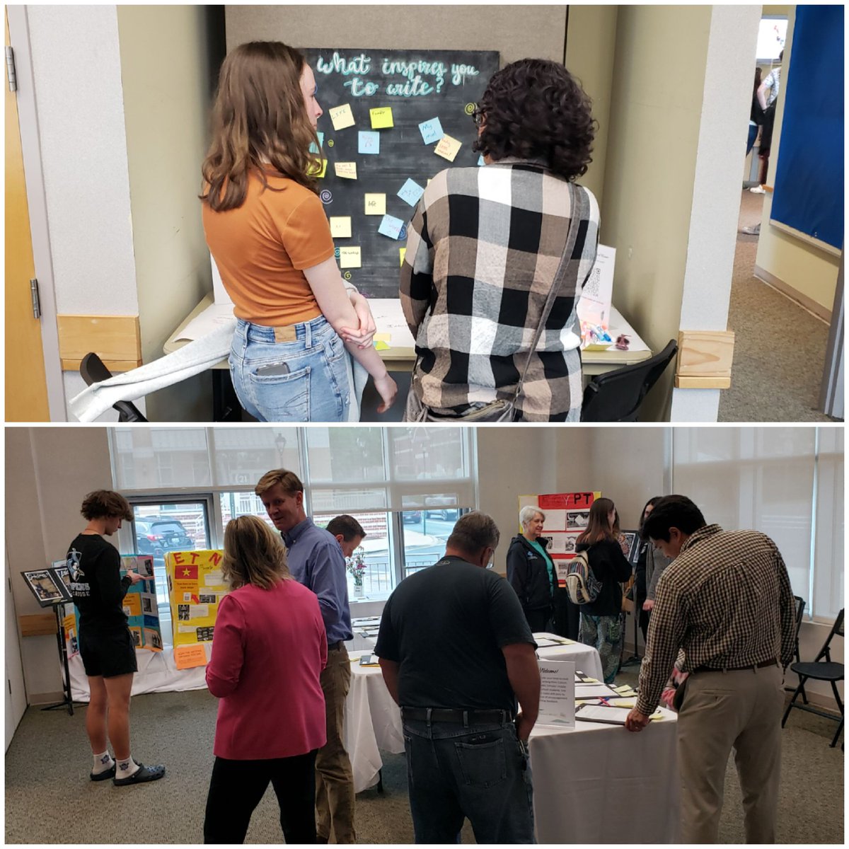 A successful High School Calvert Writes Spring Showcase! Thank you students, teachers, and community members for coming to <a href="/CalvertLibrary/">CalvertLibrary</a> to celebrate <a href="/calvertnet/">Calvertnet</a> student thinking, creativity, and hard work. #calvertshines #calvertwrites 🧠📝