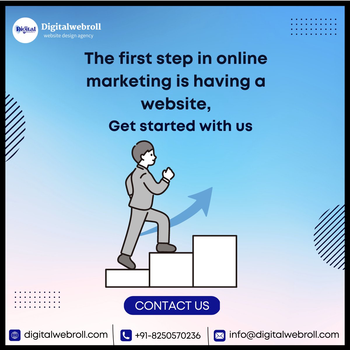 digitalwebroll's tweet photo. The basic requirement for online marketing is a website. All your great content and offers should be on your website. Your website should provide all the necessary information about your brand and products.
#website #websitemarketing #websitedesign #brandidentity #brandbuilding https://t.co/yeSdUDIGd3