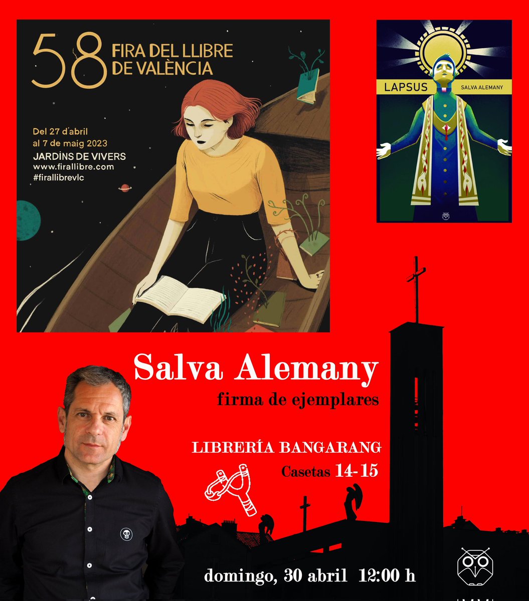 jacksshadows's tweet image. Este domingo, os espero en la Feria del Libro de València, en las casetas 14 y 15 de @Bangaranglibros para una relación seria, o lo que surja. Traedme cervezas.