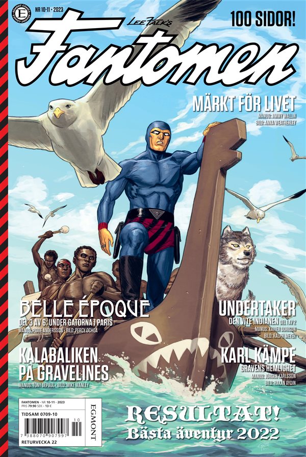 Chronicle_Tweet's tweet photo. #Fantomen 10-11/2023 is out soon.
Feat a bright fun cover by #LucaErbetta, the next installment of the #BelleEpoque saga by @PiddeAndersson & #PercyOchoa. Also a new story by #JimmyWallin & #AnnaWeatherley, a @TheMonsterman & #TonyDePaul story and more.
Do you like the cover? https://t.co/UEuIvqEOQ7