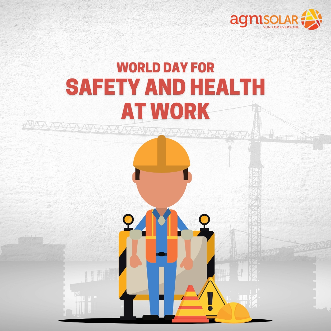 Agni_Solar's tweet photo. At Agni Solar, we believe that safety is not a choice, it's a necessity. On World Day for Safety and Health at Work, let's recommit ourselves to creating safer workplaces for everyone.

#sunforeveryone #worlddayforsafteyandhealthatwork
#WorkplaceSafety #SafetyFirst #solar https://t.co/juI1zUFaUz